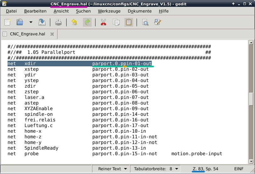 LinuxCNC Error HAL