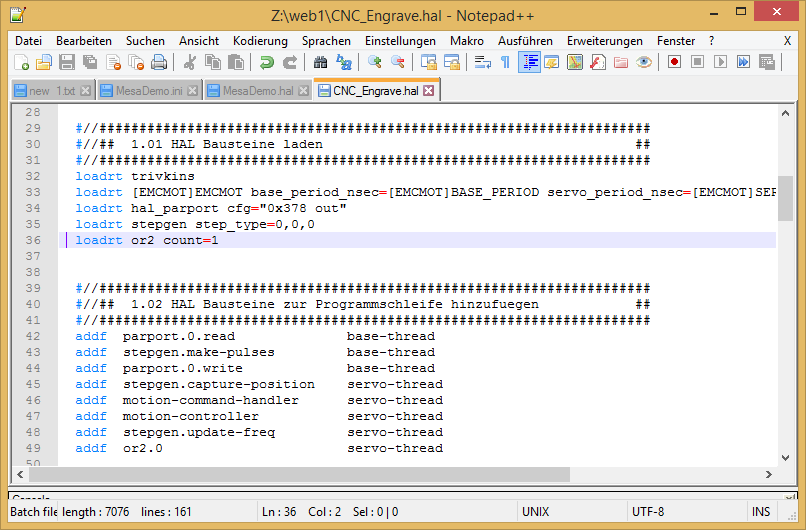 LinuxCNC HAL Überblick